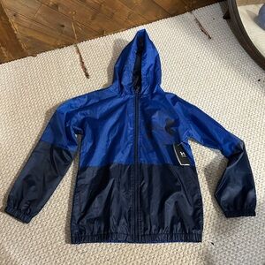 Under Armour Kids' Blue and Black Raincoat